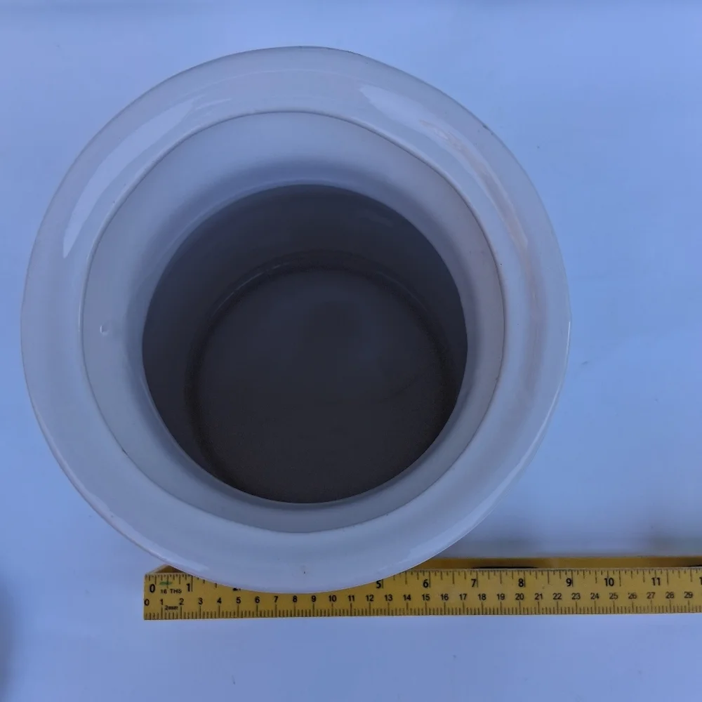 Elegant Ceramic Cookie Jar with Blue Accents - Picture 6 of 10